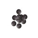 17mm Gunmetal with Stars Jeans Buttons with Pins (Pack of 10)